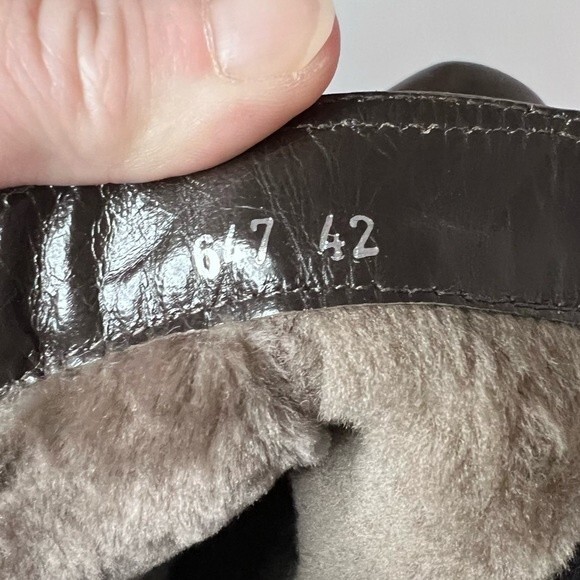 Men's Roberto Rossi Dark Brown Leather Chelsea Ankle Lined Boots Size 42 - Picture 8 of 12